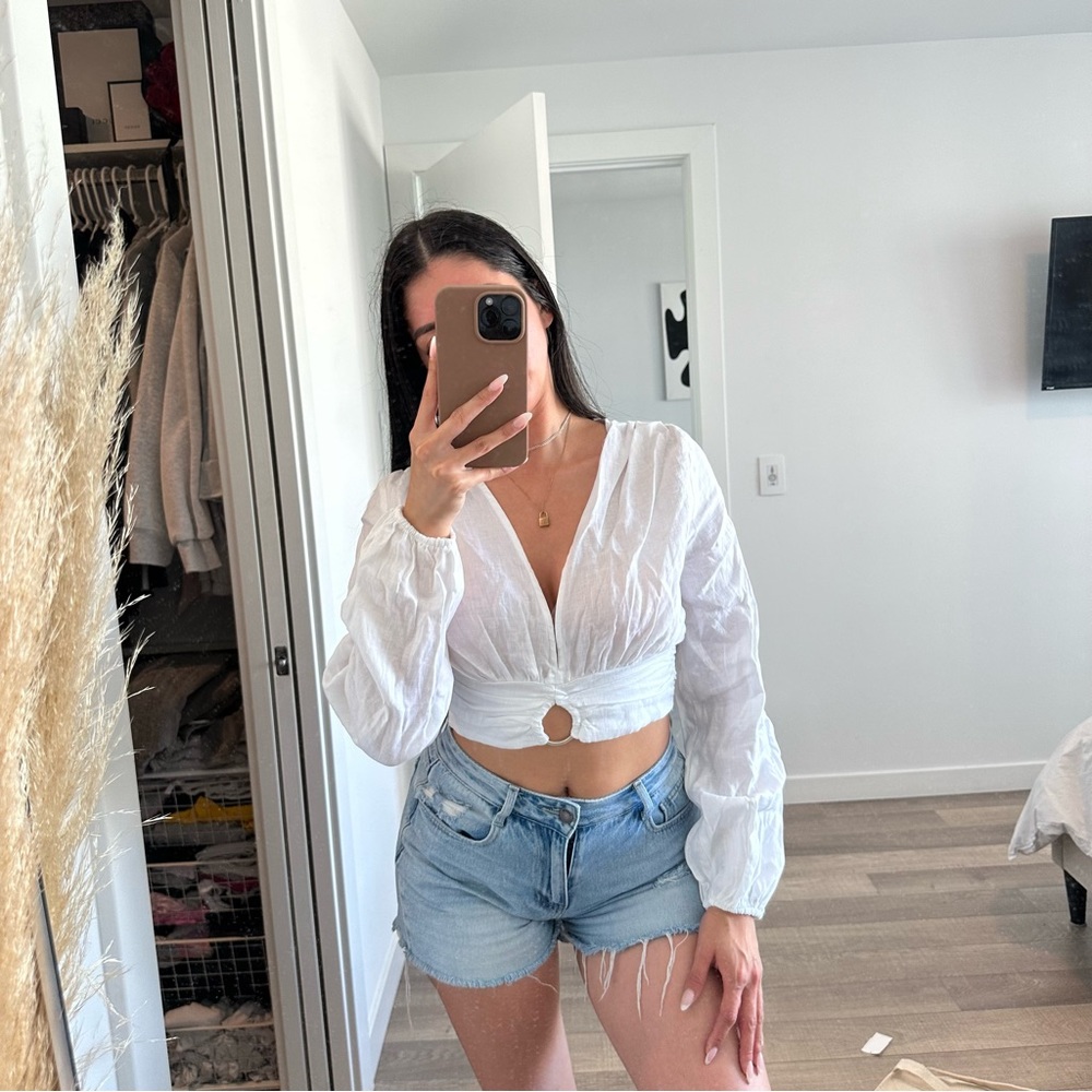 Zara Cropped Long Sleeve